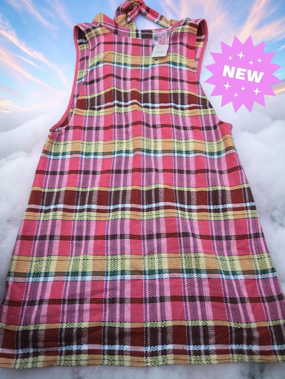 Free people acrylic woven dress Women juniors XL